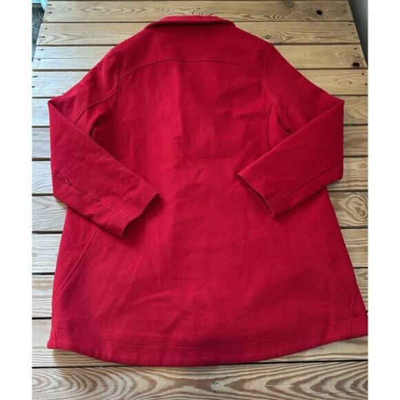 Pendleton Wool Overcoat Size XL Women’s Red - Picture 2 of 10